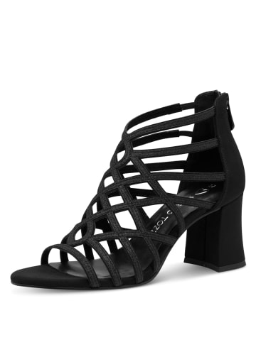 Marco Tozzi Riemchensandaletten in Schwarz