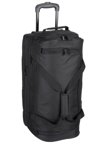 travelite Reisetasche Basics Trolley S in Schwarz