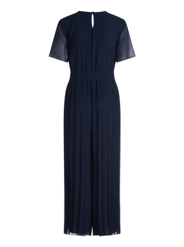 BETTY & CO Jumpsuit mit Plissee in Dunkelblau