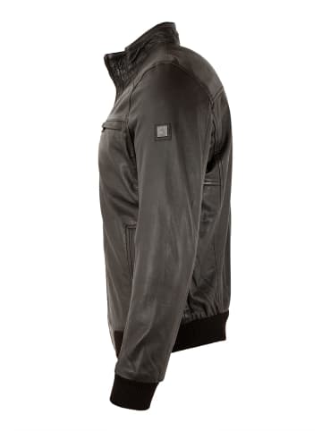 Otto Kern Lederblouson Lammnappa in Dunkelbraun