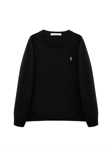 Polo Club Sweatshirt in Schwarz