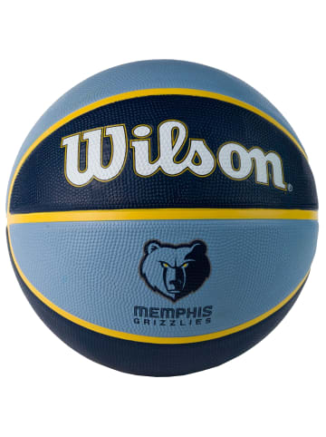 Wilson Wilson NBA Team Memphis Grizzlies Ball in Blau