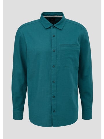 QS Hemd in 6735_petrol