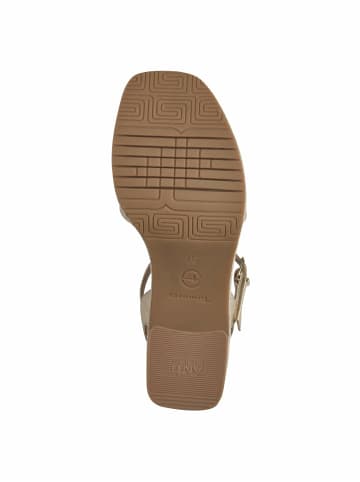 Tamaris Riemchen Sandalen für Damen in gold