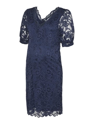 mama licious Kleid aus Spitze in Navy Blazer 1