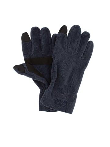 Jack Wolfskin Accessoires Skywind Glove Fleece in Blau