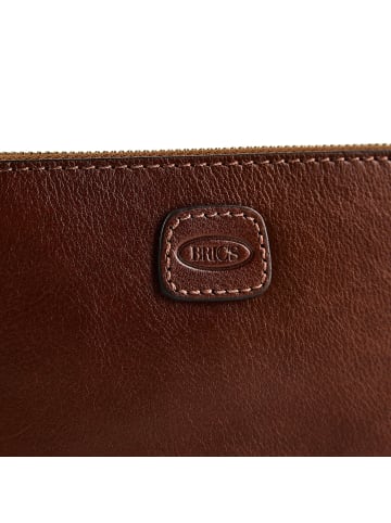 BRIC`s Volterra Geldbörse Leder 15 cm in tobacco