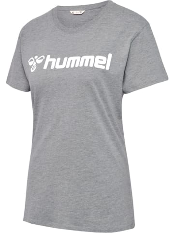 Hummel Sportshirt "Hmlgo 2.0 Logo T-Shirt S/S Woman" in Grau
