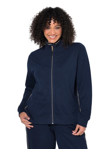 Ulla Popken Sweatjacke in marine