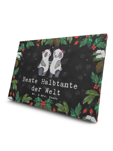 Mr. & Mrs. Panda Tee Adventskalender Panda Beste Halbtante der W... in Kreidetafel