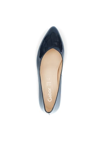 Gabor Flache Pumps in Blau
