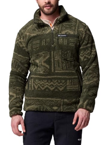 Columbia Sweatshirt Rugged Ridge High Pile Half Zip in grün