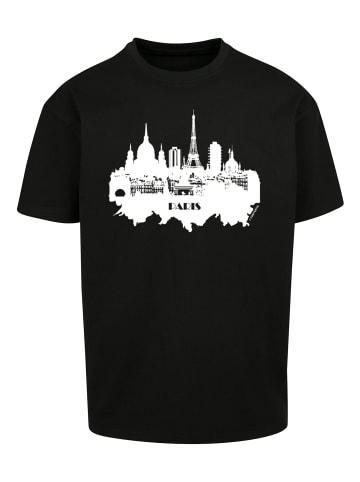 F4NT4STIC Heavy Oversize T-Shirt PARIS SKYLINE OVERSIZE TEE in schwarz