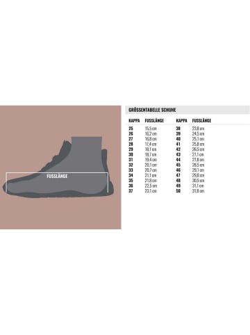 Kappa Sneaker "Mid Cut Sneaker" in Rot
