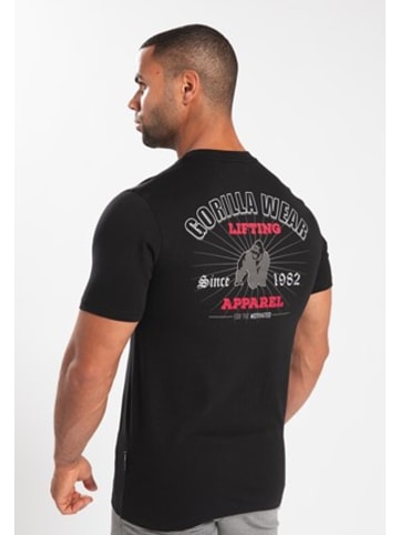 Gorilla Wear Oregon T-Shirt – Schwarz – XL