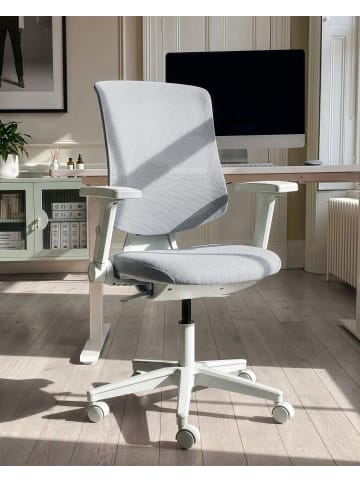 Beliani Professioneller Bürostuhl SERO in Grau - (W) 67 x (H) 95 x (L) 58 cm
