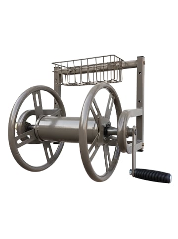 relaxdays Schlauchtrommel in Braun - 40 m