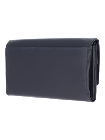 Golden Head Polo Geldbörse RFID Schutz Leder 17.5 cm in marineblau