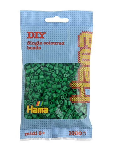 Hama Beutel mit 1000 Midi-Bügelperlen grün - ab 5 Jahren