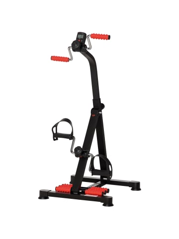 HOMCOM Pedaltrainer in Schwarz 56L x 56B x 97H cm