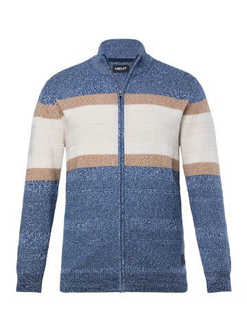 Men Plus Strickjacke in navy blau