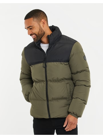 Threadbare Steppjacke THB Jacket Firth Padded in Black/Khaki