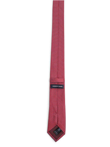 Andrew James Seidenkrawatte in rot - 0001