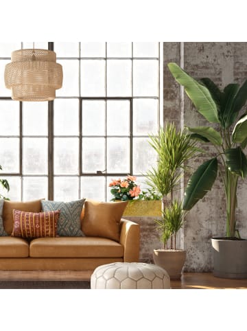 relaxdays Blumenkasten in Gold