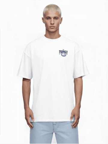 trueprodigy Oversize-Shirt Hajin in Weiß