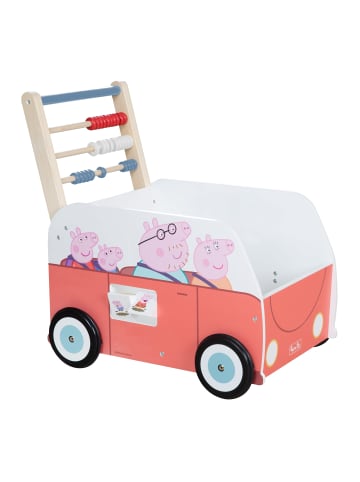 roba Holz-Schiebebus Peppa Pig – Lauflernhilfe & Puppenwagen, ab 12 Monaten