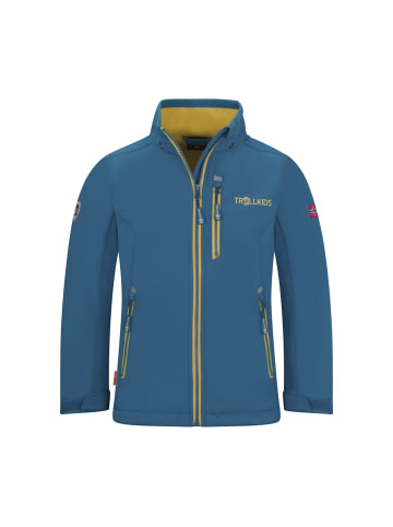 Trollkids Softshelljacke Balestrand in atlantic blue