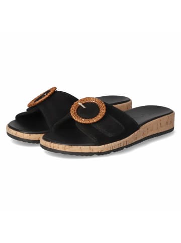 Tamaris Pantolette in schwarz