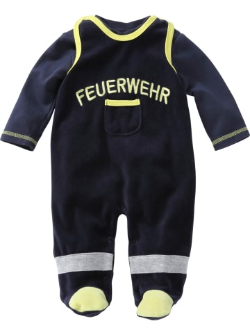 Schnizler Strampler "Strampler-Set Nicki Feuerwehr" in Blau