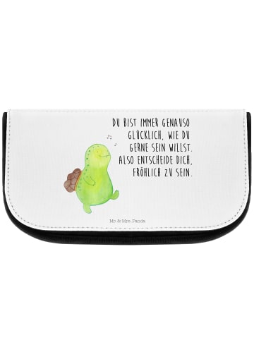 Mr. & Mrs. Panda Make-up-Organizer Schildkröte Pfeifen mit Spruch in Weiß
