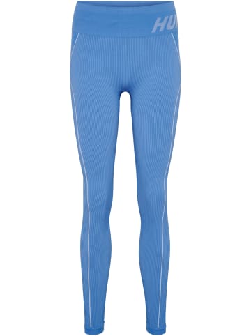 Hummel Hummel Leggings Hmlte Multisport Damen Dehnbarem Schnelltrocknend Nahtlosen in RIVIERA/BLUE BELL MELANGE