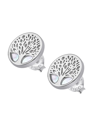 LOTUS silver Lebensbaum Ohrringe 925 Sterling Silber Ohrstecker