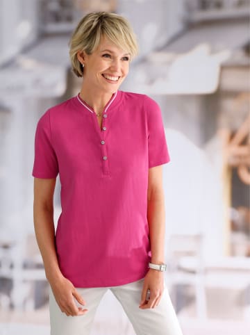 Sieh an! Kurzarmshirt in fuchsia