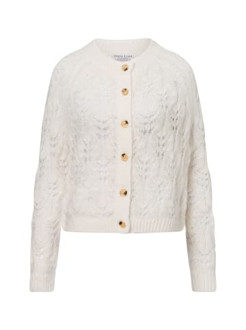 Marie Lund Strickjacke in weiß - 0001