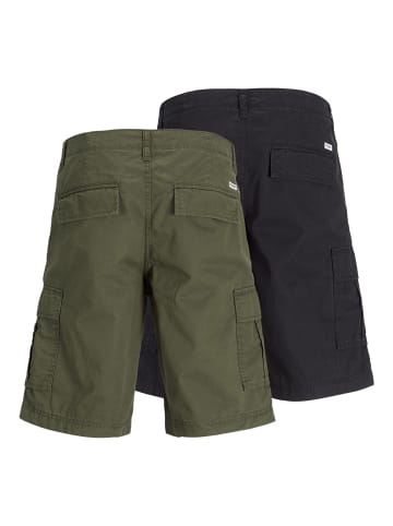 Jack & Jones 2er-Pack Cargo Shorts in Black 1