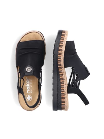 rieker Sandalette in schwarz