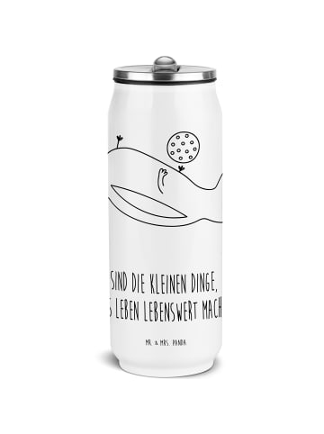 Mr. & Mrs. Panda Wasserflasche Stinktier Ball mit Spruch in Weiß