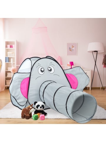 Pop Up Spielzelt "Elefant" in Grau