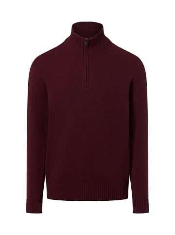 Nils Sundström Strickpullover in bordeaux - 0007