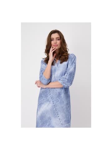 monari Kleid in indigo gemustert