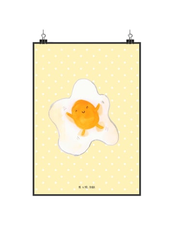 Mr. & Mrs. Panda wanddeko Spiegelei Ei ohne Spruch in Gelb Pastell