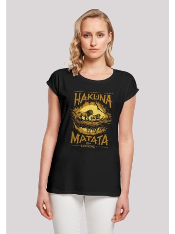 F4NT4STIC T-Shirt Disney Der König der Löwen Hakuna Matata in schwarz