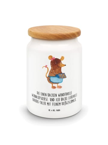 Mr. & Mrs. Panda behälter Maus Kekse mit Spruch in Weiß