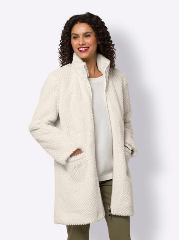 Heine Fellimitatjacke in ecru