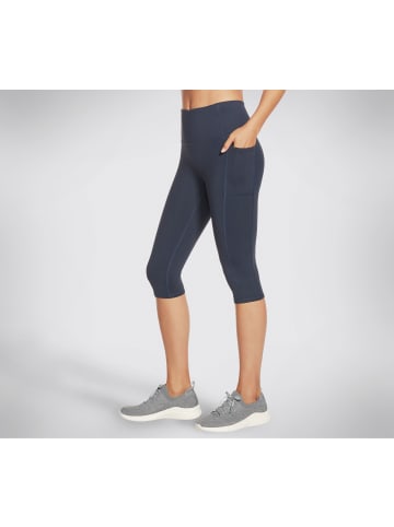 Skechers Caprileggings "GOFLEX HW CAPRI" in Schwarz