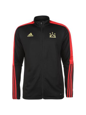 adidas Performance Trainingsjacke Salah Squadra in schwarz / rot